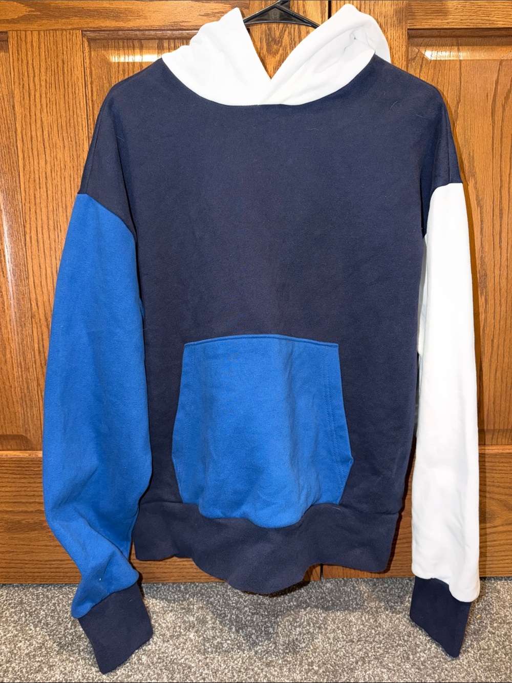 NWOT American Eagle Laidback Luxe Colorblock Heavyweight Hoodie Men’s size M